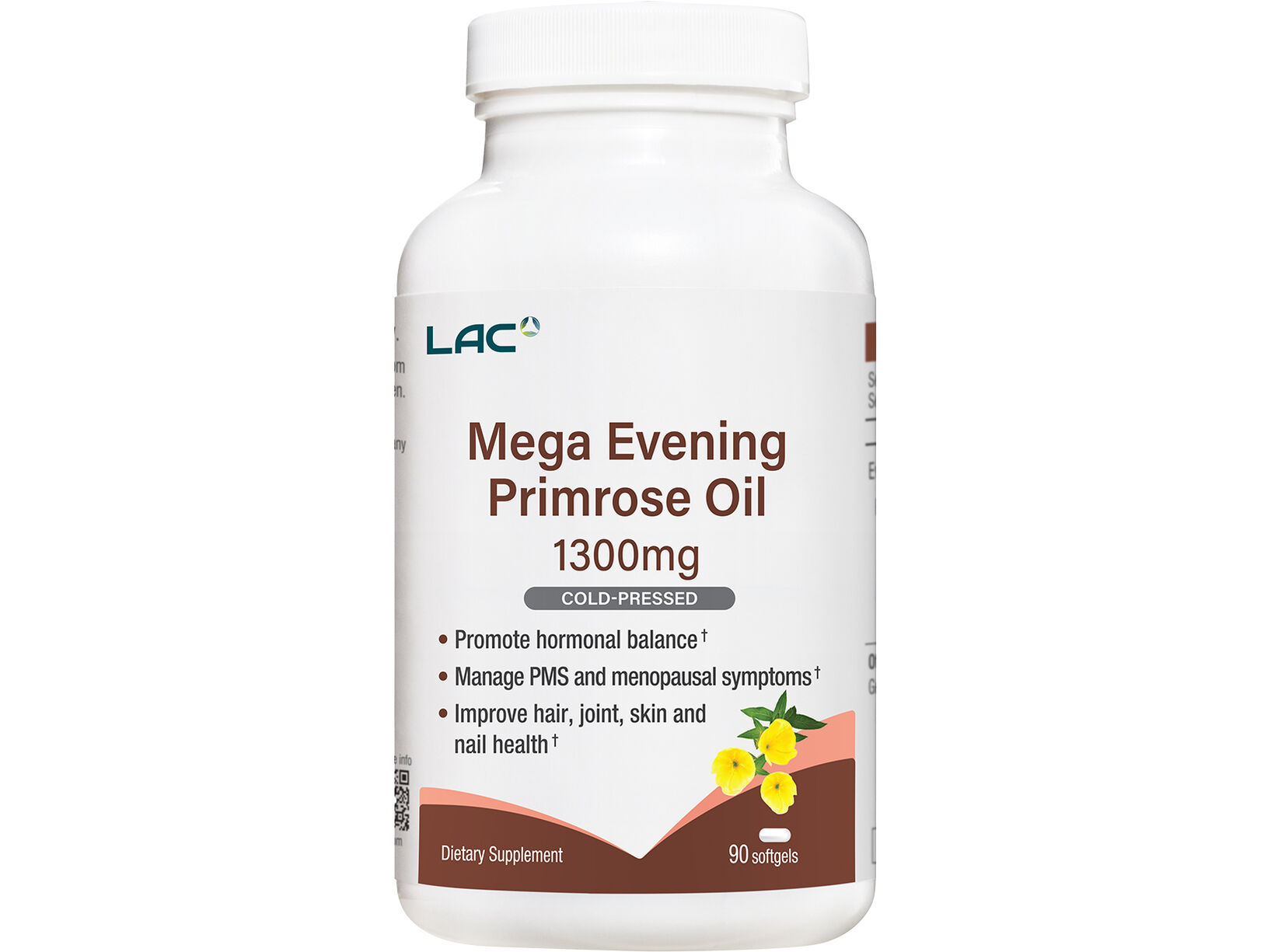 Mega Evening Primrose Oil 1300mg: retailer-supplied image